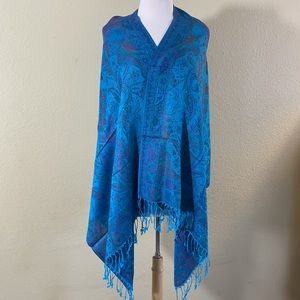 Scarf, Pashmina Made in Thailand Blue/Purple O/S